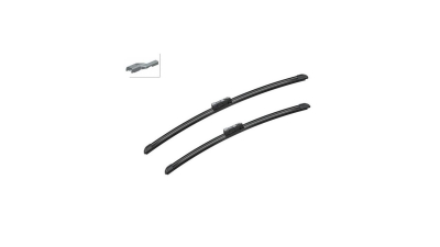 Set stergatoare parbriz BOSCH Aerotwin VW POLO (9N3), 05.2005-08.2009, 530+475 mm; Spoiler