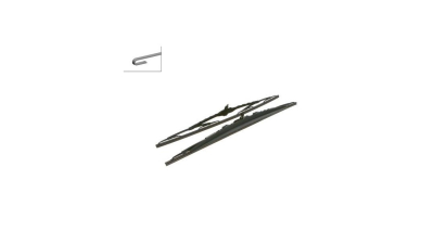 Set stergatoare parbriz BOSCH VW AMAROK (N817), 01.2010-; TRANSPORTER/MULTIVAN (T5), 04.2003-05.2013, 600+575 mm; Spoiler; curbat, tip fixare U