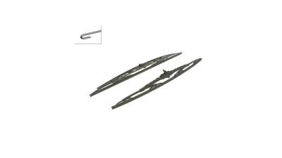Set stergatoare parbriz BOSCH SKODA SUPERB (3U4), 2004-2008, VW PASSAT (B5), 1996-2000, Audi A4 (B5), 1994-2001, BMW Z4 (E89), 05.2009-, 530+530 mm; Spoiler; lama curba U
