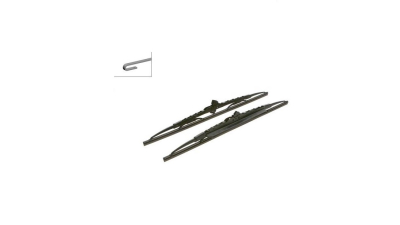 Set stergatoare parbriz BOSCH DAEWOO ESPERO, Dodge Fiat Ford Honda Mazda MINI, MITSUBISHI L200 PAJERO PININ, Nissan PATROL, PICKUP, OPEL ASCONA FRONTERA, OMEGA VECTRA, Suzuki GRAND VITARA, XL-7, VW LT, POLO (6N/6N2), SCIROCCO ROVER, 475+475 mm CU SPOILER