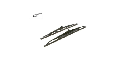Set stergatoare parbriz BOSCH CITROEN Honda Hyundai Mazda MITSUBISHI Nissan Opel Peugeot SMART ROVER Seat INCA Subaru LEGACY, Suzuki BALENO, SWIFT, WAGON R+, Toyota CAMRY, CARINA II, CELICA (T16), COROLLA HI-ACE, STARLET (P8), 500+450 mm; cu Spoiler