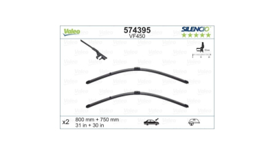 Lamela stergator Valeo 574395, parte montare : Stanga/ Dreapta