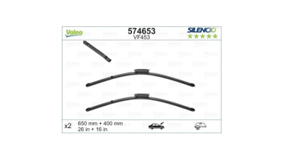 Lamela stergator Valeo 574653, parte montare : Stanga/ Dreapta