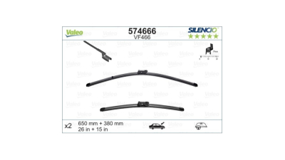 Lamela stergator Valeo 574666, parte montare : Stanga/ Dreapta