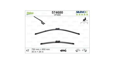 Lamela stergator Valeo 574680, parte montare : Stanga/ Dreapta