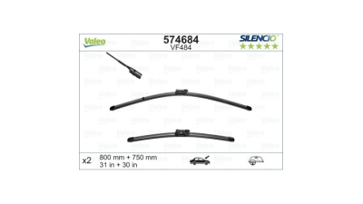 Lamela stergator Valeo 574684, parte montare : Stanga/ Dreapta