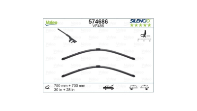 Lamela stergator Valeo 574686, parte montare : Stanga/ Dreapta