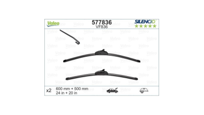 Lamela stergator Valeo 577836, parte montare : Stanga/ Dreapta