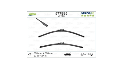 Lamela stergator Valeo 577885, parte montare : Stanga/ Dreapta