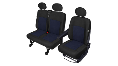 Huse scaune auto Weles II pentru Volkswagen LT, Crafter, 2+1, set huse auto VAN