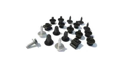 Set clipsuri fixare carenaj aripa interioara Aygo (Ab1), 09.2005-08.2014; Camry (Xv30), 12.2001-08.2006, 19 bucati la set