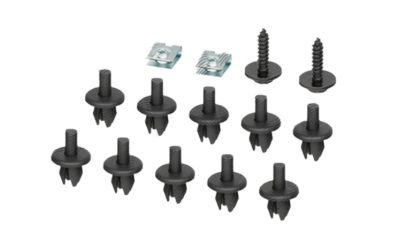 Set clipsuri fixare carenaj aripa interioara Agila, Astra F; Astra G, Corsa, Meriva A, Vectra , Zafira; Fiat Croma;  Daewoo Lanos;  Saab 9.3, 1998-2012; 14 bucati la set