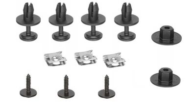 Set clipsuri fixare carenaj aripa interioara 407, 05.2004-12.2010, 12 bucati la set