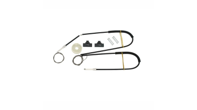 Kit reparatie macara geam fata Ford Mondeo 10.2000-03.2007 electrica fata stanga/dreapta (cablu role si suport geam) , 1 set.