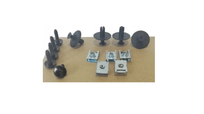 Set cleme fixare scut motor Mitsubishi ASX 2010-, Colt 2004-2008; Lancer 2007-; 14 buc la set