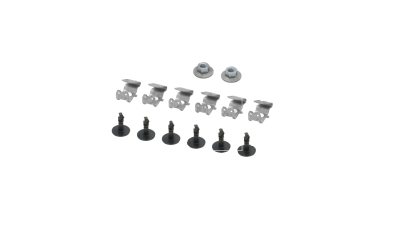 Set cleme fixare scut motor MERCEDES VITO/ VIANO (W639), 01.2003-2014, 14 buc/set,