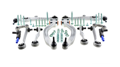 Set brate suspensie Audi A4 2000-2008 Suspensie Fata Set Complet, pachet drumuri grele, NTY ZWD-VW-000B