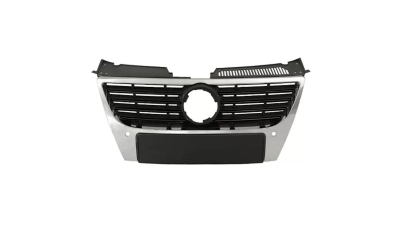 Grila radiator VW Passat (B6 (3C)), 01.2005-07.2010, cu gauri pentru senzori de parcare, 3CO853651AFPW, 955505-3