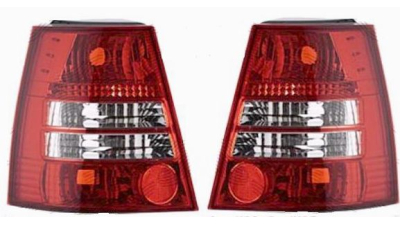 Stop spate lampa Vw Bora (1j5/1jm), 10.98-11.05 Combi, Vw Golf 4 (1j) (Hb + Combi), 08.97-09.06 Combi, spate, omologare ECE, rosu-alb, tuning,, Stanga , Dreapta