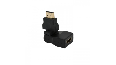 Adaptor HDMI - HDMI fisa – HDMI , reglabil prin rotire si unghi , placat cu aur