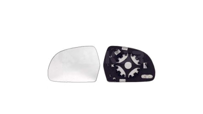 Geam oglinda dreapta convexa Alkar 6432795 Audi A3 (8P) 04.2008-2010, A4 B8 2007-2010, A5 2007-2010, A6 C6 2008-, A8 2011-, Q3 2011-2015, Skoda Octavia 2 2008-2013, Superb 2008- ; incalzita