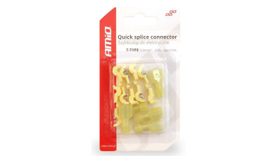 Cuplaje electrice pentru imbinari rapide de tip-T 04 - 6mm2, 24A, 5 buc/blister