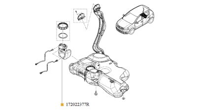 Ansamblu Pompa Carburant Dacia Logan 2 2012- , Logan Mcv 2, Sandero 2 2012- Motor 1.2/1.2lpg Benzina