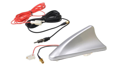 Antena auto reala Rechin argintie