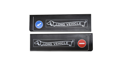 Aparatori noroi trailer camion 2360mm din cauciuc culoare negru Long Vehicle - set de 2 bucati