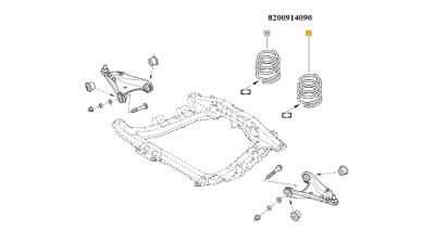 Arc Suspensie Fata Renault Clio 2 1998-2010