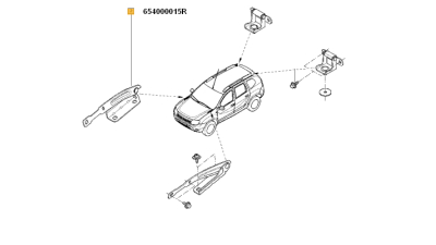 Balama Capota Fata Dreapta Dacia Duster 2010-2018