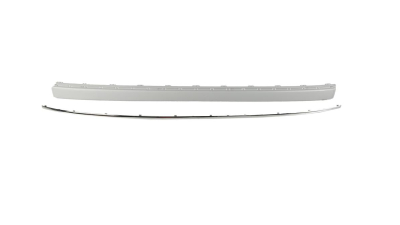 Bandou bara spate Mercedes Clasa E (W211) 03.2002-06.2006, Centru, 2118800012, 501696-7 insertie crom , Model SEDAN