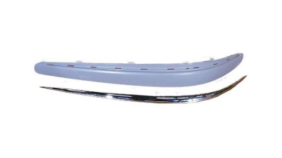 Bandou bara fata Mercedes Clasa E (W211) 03.2002-06.2006, Stanga, 2118800512, 501607-7 insertie crom Model Elegance/Avangarde