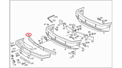 Bara Absorbant Soc Mercedes A1248853437