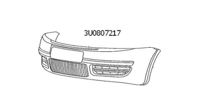 Bara Fata -Ambalaj Carton Skoda 3U0807217