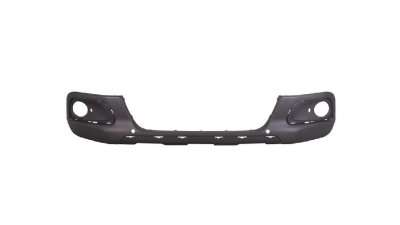 Bara fata Peugeot 2008, 2016-06.2019, cu gauri pentru Senzori de parcare (PDC); grunduit; cu gauri pentru bandouri; + / - lampa de ceata gauri; inferior, Aftermarket