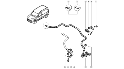 Bara Stabilizatoare Fata Antiruliu Renault Kangoo 1997-2003