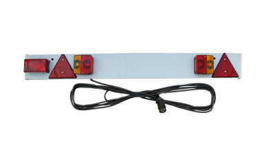 Bara remorca auto BestAutoVest cu lampi , cablu de 9 metri , fisa remorca si lampa ceata, 120cm 
