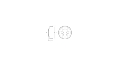 Tambur frana spate Delphi, Citroen Jumpy, 01.2007-, Fiat Scudo, 2007-, Peugeot Expert, Expert Tepee, 2007- Motor 1.6 Hdi 90 16v, 1.6 Hdi 90 8v, 1.6 D Multijet, 