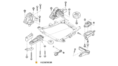 Suport Motor Dacia Duster 1.5 Dci 1.6 2010-2018 , Bieleta Inferioara