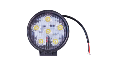 Lampa 6 LED-uri 10-30V 18W unghi radiere 30 de grade tip spot 118x118x35mm 6000K IP67 Breckner Germany