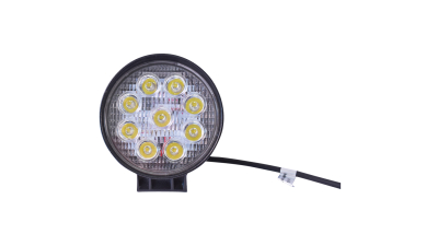 Lampa cu 9 LED-uri 10-60V 27W unghi radiere 30 de grade tip spot 114x114x48mm 6000K IP67 Breckner Germany