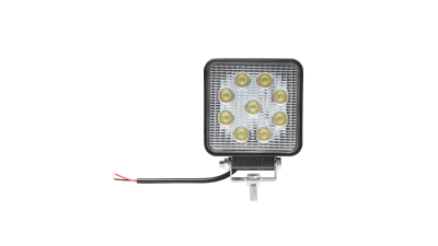 Lampa cu 9 LED-uri 10-60V 27W unghi radiere 60 de grade tip flood 107x107x49mm 6000K IP67 Breckner Germany