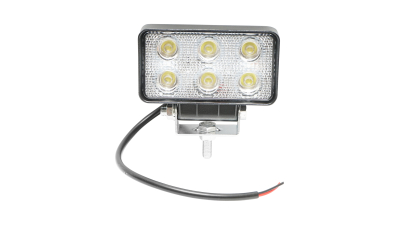 Lampa 6 LED-uri 10-60V 18W unghi de radiere 60 patrat