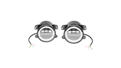 Set 2 lampi cu 6 LED-uri 10-60V 30W cu lumina de zi tip angel Eyes Breckner Germany