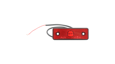 Lampa laterala de gabarit rosie 24V cu LED