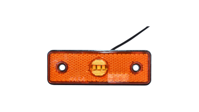 Lampa laterala portocalie de gabarit 24V cu Led