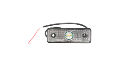 Lampa laterala de gabarit alba cu LED 24V