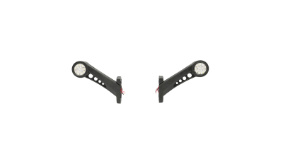 Set lampi laterale de gabarit cu LED 12-24V, rosu-alb, PVC elastic Breckner Germany BK69514