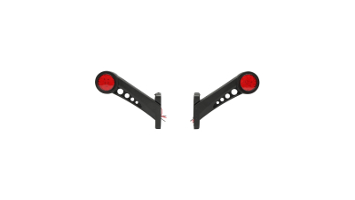 Set lampi laterale de gabarit cu LED 12-24V, rosu-alb, PVC elastic Breckner Germany BK69516